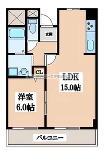 レクシア野崎【3階】の間取り