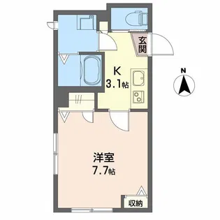 シャーメゾン幸町【1階】の間取り