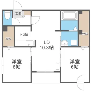 Royale二十四軒(ロワイヤル二十四軒)【5階】の間取り