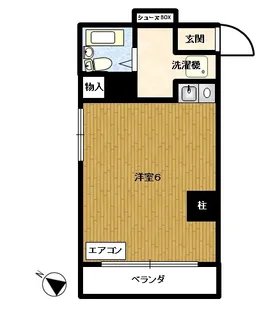 ウィング五井【5階】の間取り
