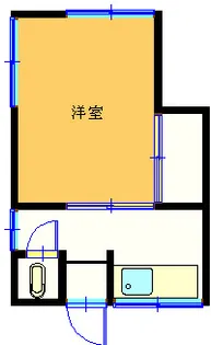 福永アパート【2階】の間取り