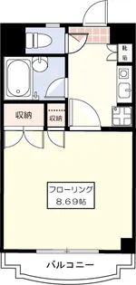 コーポのぐち【2階】の間取り