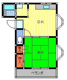 ドヌールミツサン【1階】の間取り