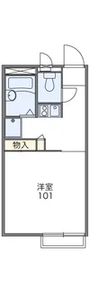 レオパレスAKANE【2階】の間取り