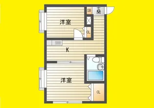 しらゆり館【2階】の間取り