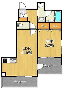 神奈川県横浜市港北区日吉本町3【マンション】の間取り