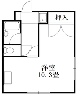 ステューディオ福島【3階】の間取り