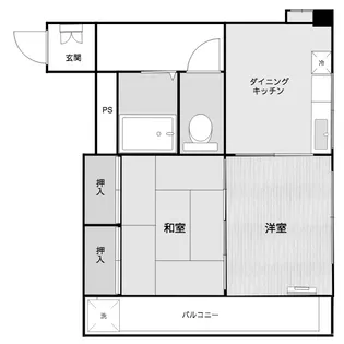 清水小路マンション【2階】の間取り