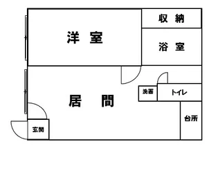 ビームスハイツ【1階】の間取り