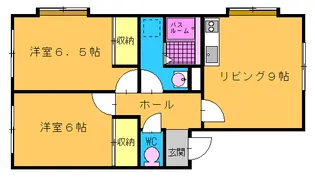ブルージュ泉【2階】の間取り
