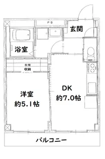 アメニティパレス【1階】の間取り