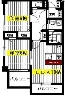 プリザーヴ中村橋【9階】の間取り