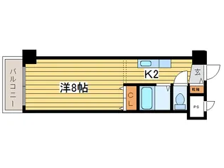 メゾンクレスト元町【1階】の間取り