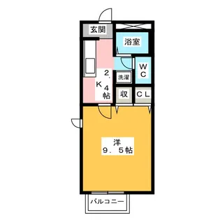 すちゅうでんとはうす【1階】の間取り