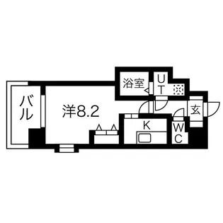 大阪府大阪市天王寺区堀越町【マンション】の間取り