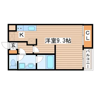 レブレ.K【1階】の間取り