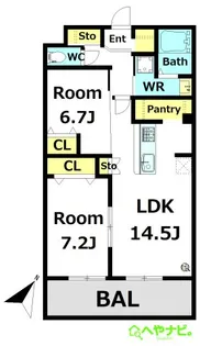 愛知県名古屋市緑区滝ノ水5【マンション】の間取り