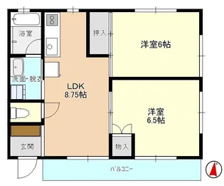 サンヒル8【2階】の間取り