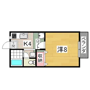 カーザセレーナ【2階】の間取り