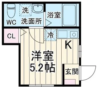 ベレガンス八千代台【1階】の間取り