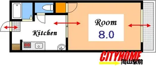 吉本コーポ【2階】の間取り