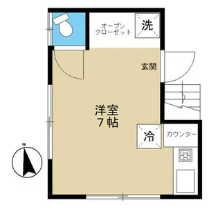 Owl Place【2階】の間取り