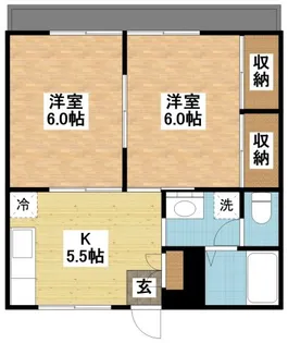 ガーデンハイツII【3階】の間取り