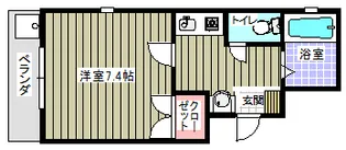 サクシードI【3階】の間取り