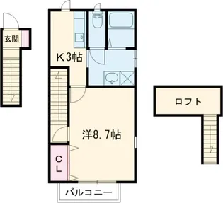 ビラエルム【2階】の間取り