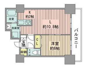 ティアラタワー中島倶楽部【28階】の間取り