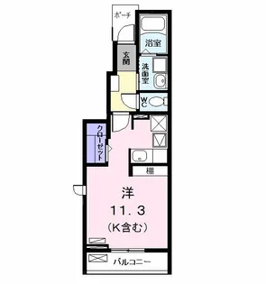 マリアーニ【1階】の間取り