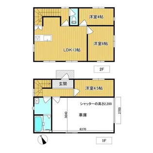 栃木県宇都宮市今泉5【一戸建】の間取り