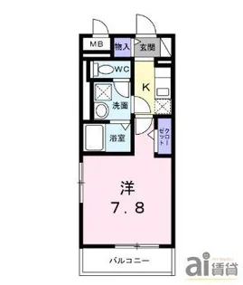 東京都国立市谷保【アパート】の間取り