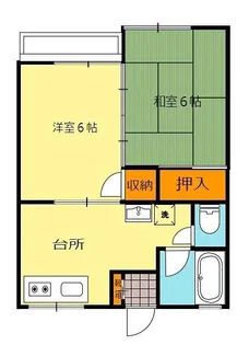 ネーブルタウンB【2階】の間取り