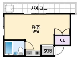 サンライズマンション【3階】の間取り