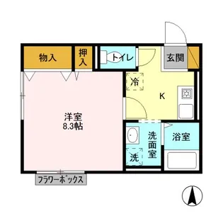 クレールII【2階】の間取り