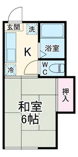 シャインハイツ【1階】の間取り