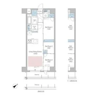 アーバネックス早稲田【6階】の間取り