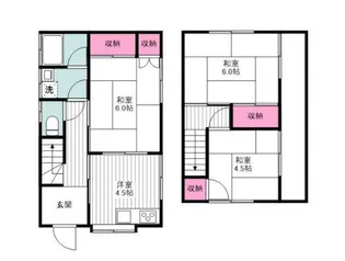 千葉県船橋市大穴北4【一戸建】の間取り