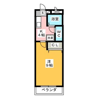 THE SQUARE【4階】の間取り