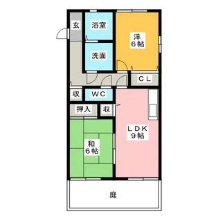 リマーニ江松【1階】の間取り