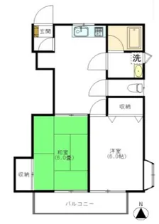グレイス秀和【1階】の間取り