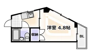 マンションやまと【5階】の間取り