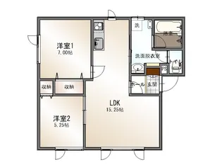 ETERNALII【2階】の間取り