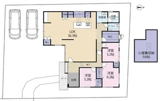 大阪府堺市南区晴美台1【一戸建】の間取り
