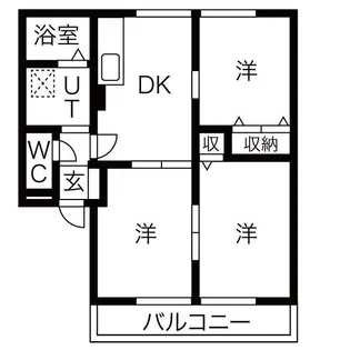 エリーハイツ【2階】の間取り