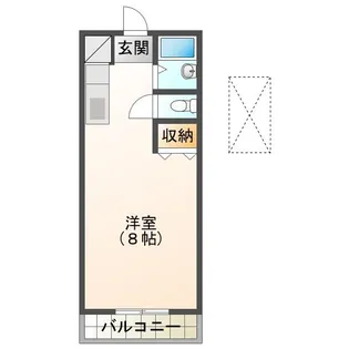 第33三共ラフォーレ【5階】の間取り