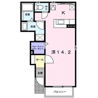 エステート 佑【1階】の間取り