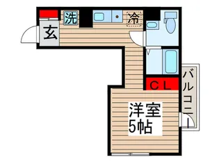 ルノン北千住【3階】の間取り