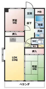 ドミール藤治【2階】の間取り